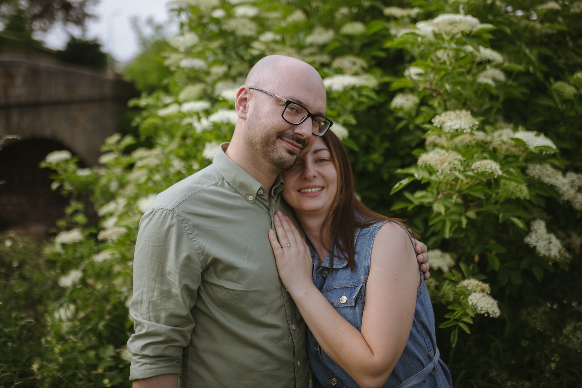 Karolina i Łukasz na sesji narzeczeńskiej pod Jarosławiem na podkarpaciu