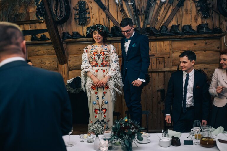 Przyjęcie weselne Oli i Tomka w Rusinowej Polanie w Dwerniczku w Bieszczadach