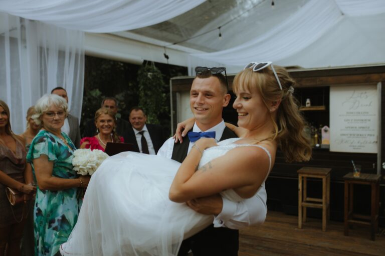 Pierwszy taniec Justyny i Dawida w Imperial Weddings Otfinów koło Tarnowa